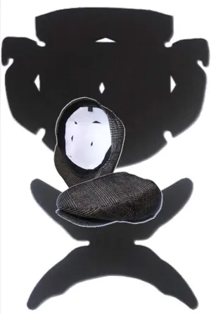 3 Count Black Flat Cap Pro Dome Panel Perfector for Flat Caps Care Storage, Travel, Washing
