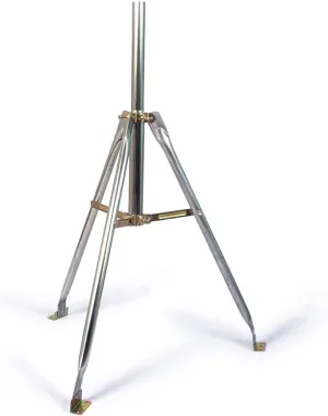 3ft Heavy Duty Tripod Mount for Starlink, Antenna, DIRECTV, Ubiquiti (Includes 1.66" by 2" Diameter Mast)