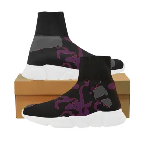 64 IMG_3805 Unicorn Stretch Sock Women's Shoes/Large Size (Model 039)