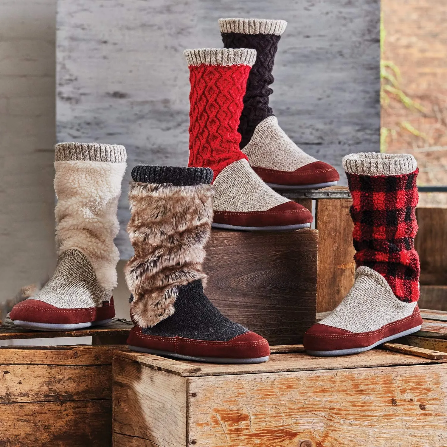 Acorn Women's Slouch Boot Slipper