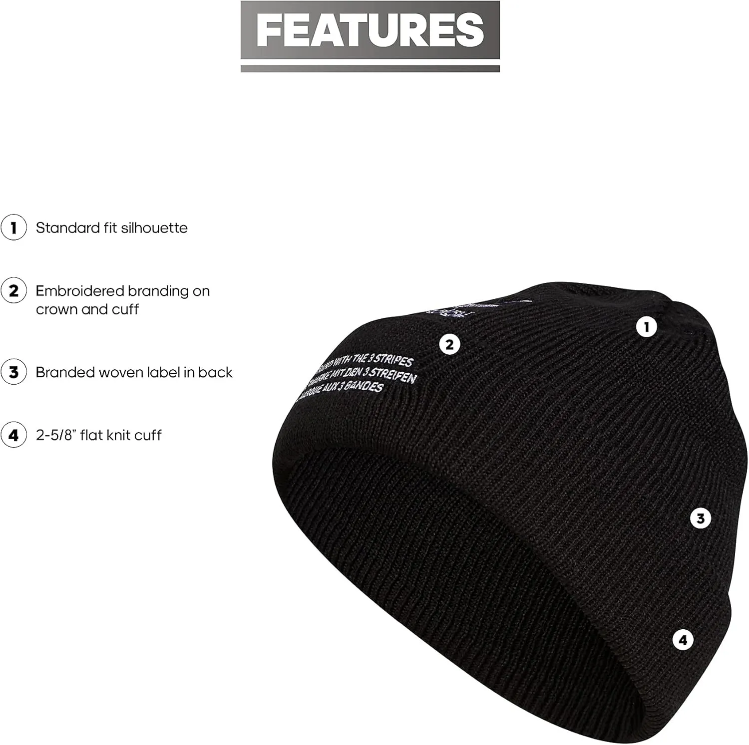 adidas Unisex-Adult Passport Beanie