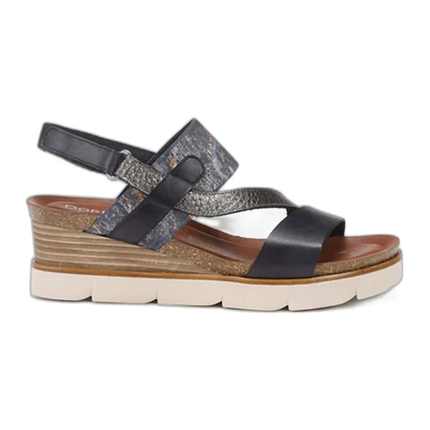 Agnes D8786 Sandal In Marino/marino/acero