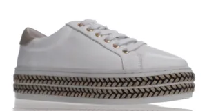 Alfie & Evie - Oppose - White Leather Sneaker