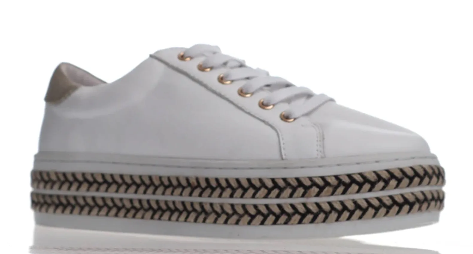 Alfie & Evie - Oppose - White Leather Sneaker
