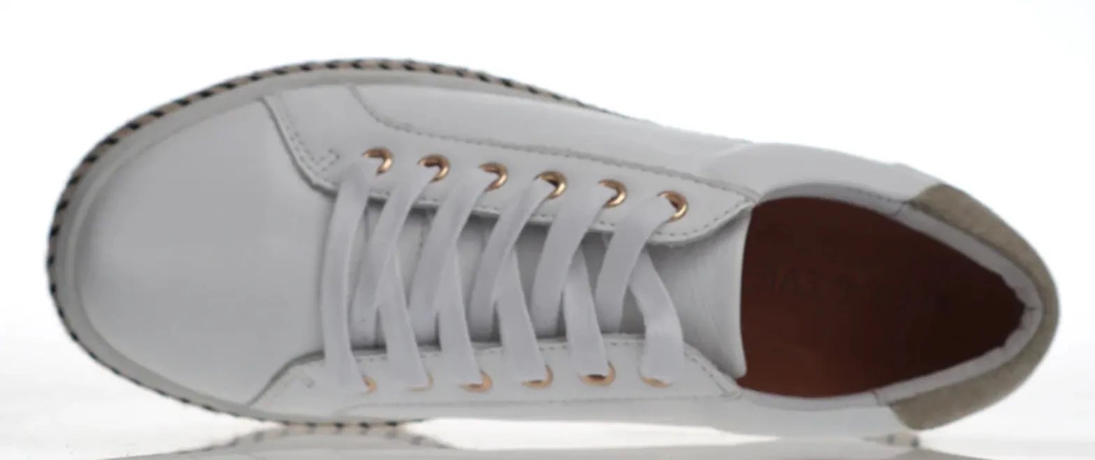 Alfie & Evie - Oppose - White Leather Sneaker