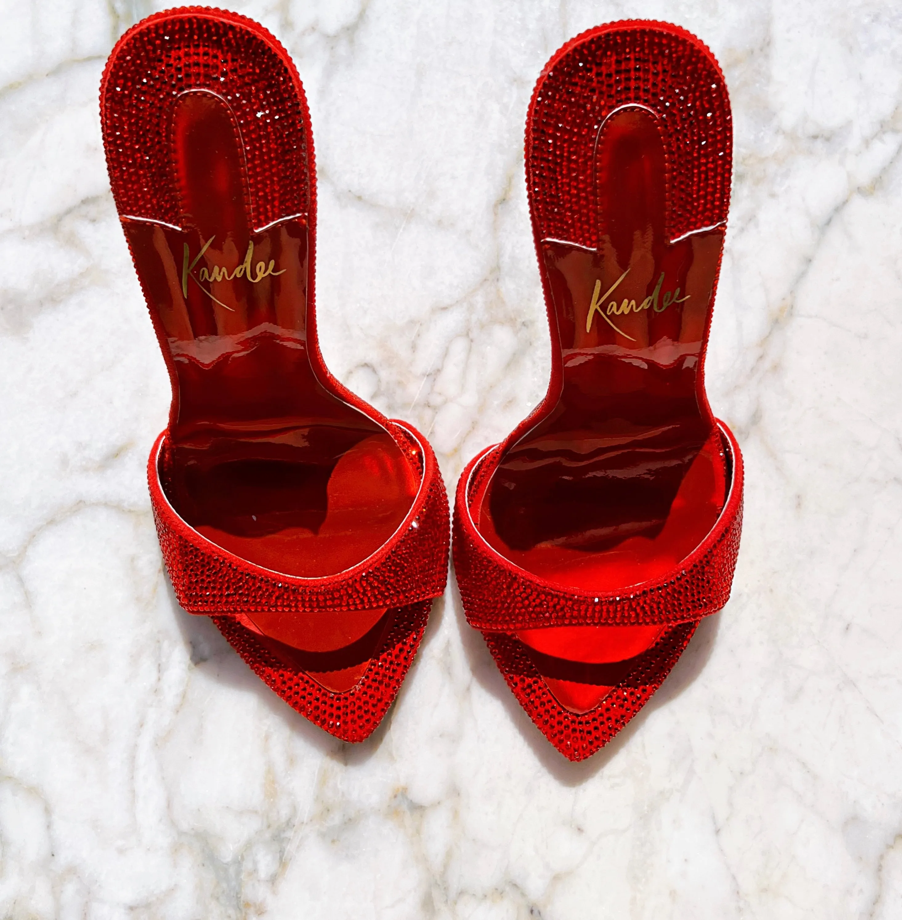 AMOUR RUBIS CRYSTAL MULES