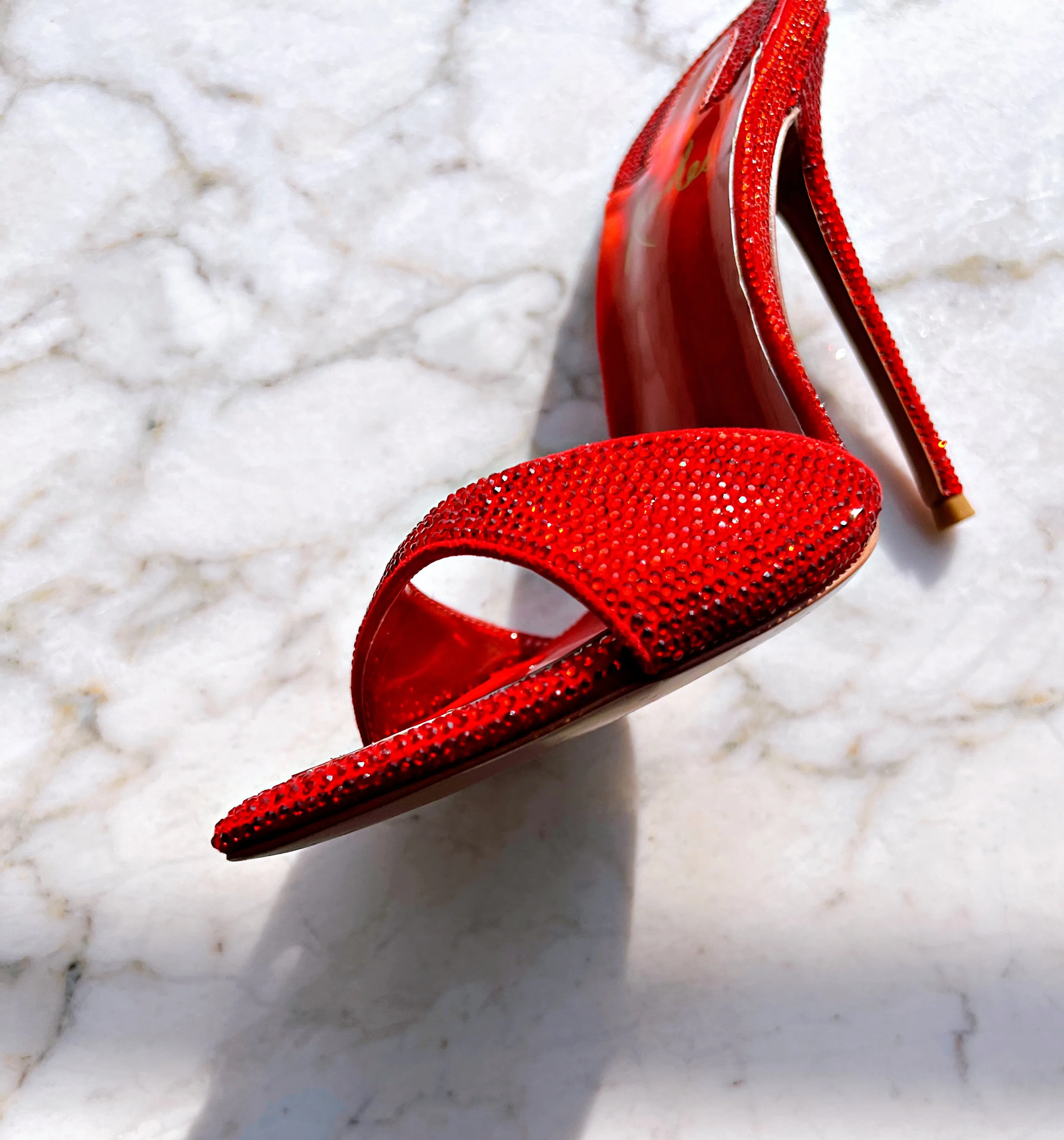 AMOUR RUBIS CRYSTAL MULES