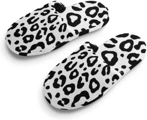 Animal Leopard Print Child Warm Slippers, Cozy Anti Slip Lightweight for Boys Girlsautumn And Winter Shoes