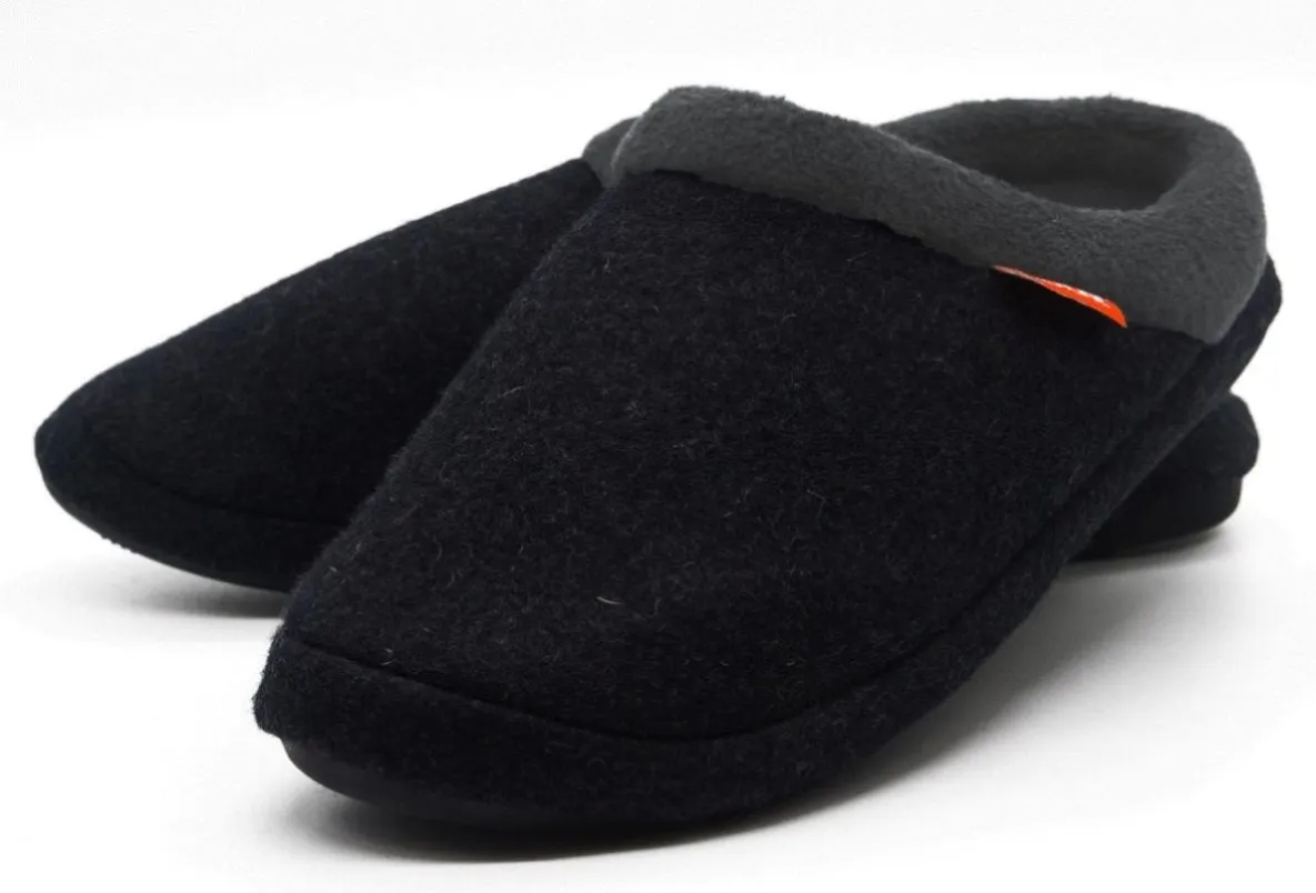 ARCHLINE Orthotic Slippers Slip On Arch Scuffs Orthopedic Moccasins - Charcoal Marle - EUR 38 V563-ARCHLINE-SLIPON-CHMARL-38
