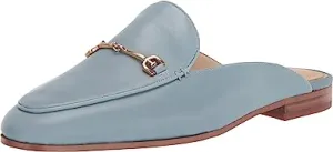 Aspen On Edelman Chain Linnie Sam Slip Price drop Almond Remote-controlled Flat Mules Sky Embellished Toe