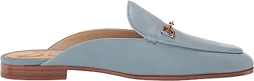 Aspen On Edelman Chain Linnie Sam Slip Price drop Almond Remote-controlled Flat Mules Sky Embellished Toe