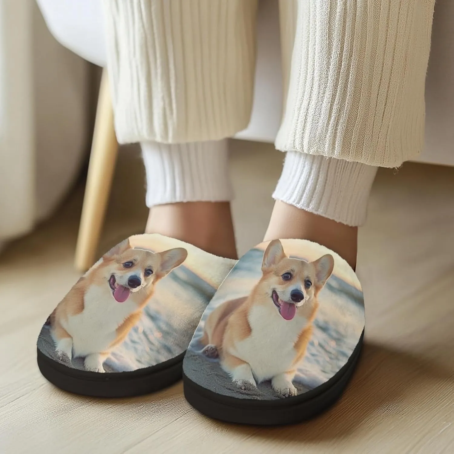 Bedroom Slippers for Adults Women House Slippers for Men