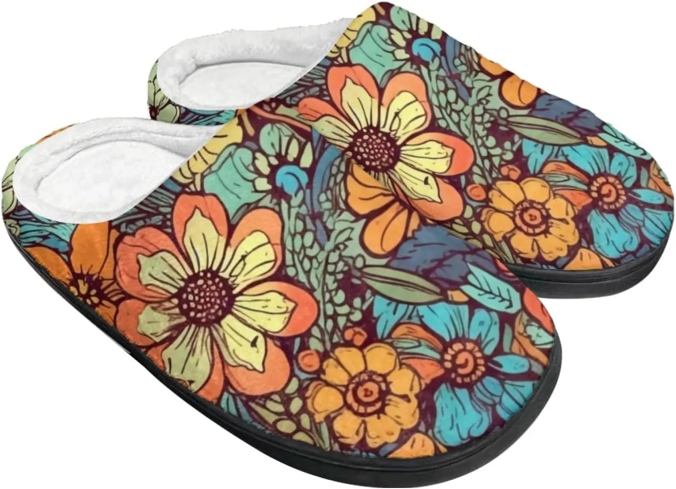 Bedroom Slippers for Adults Women House Slippers for Men