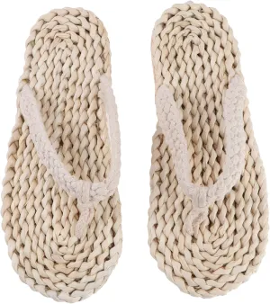 BESPORTBLE Leisure Home Slippers Woven Straw Slipper Anti-slip Japanese Style for Couples