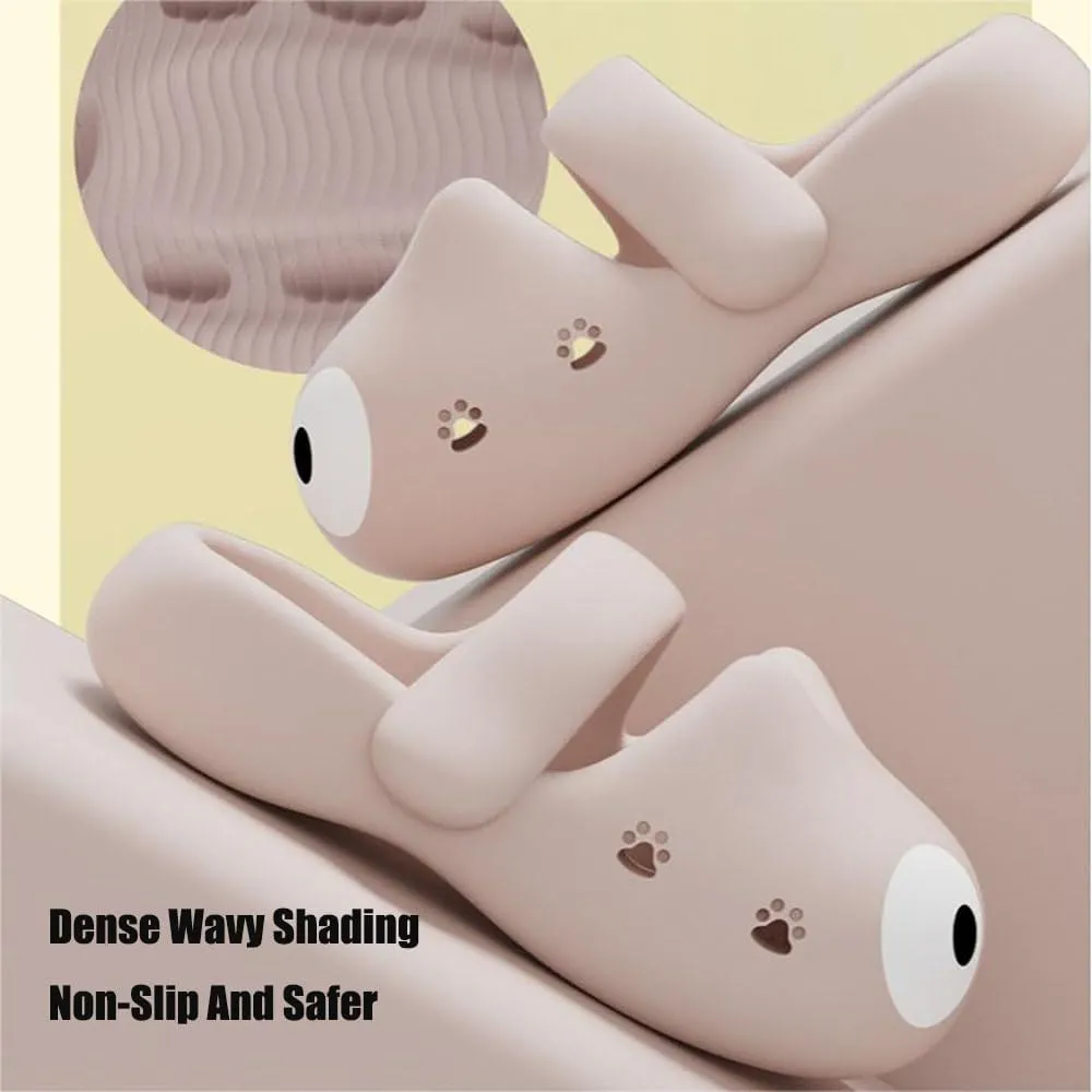 Big Eye Cat Slippers, Funny Cartoon Eva Non-Slip Thick Sole Indoor Outdoor Slides