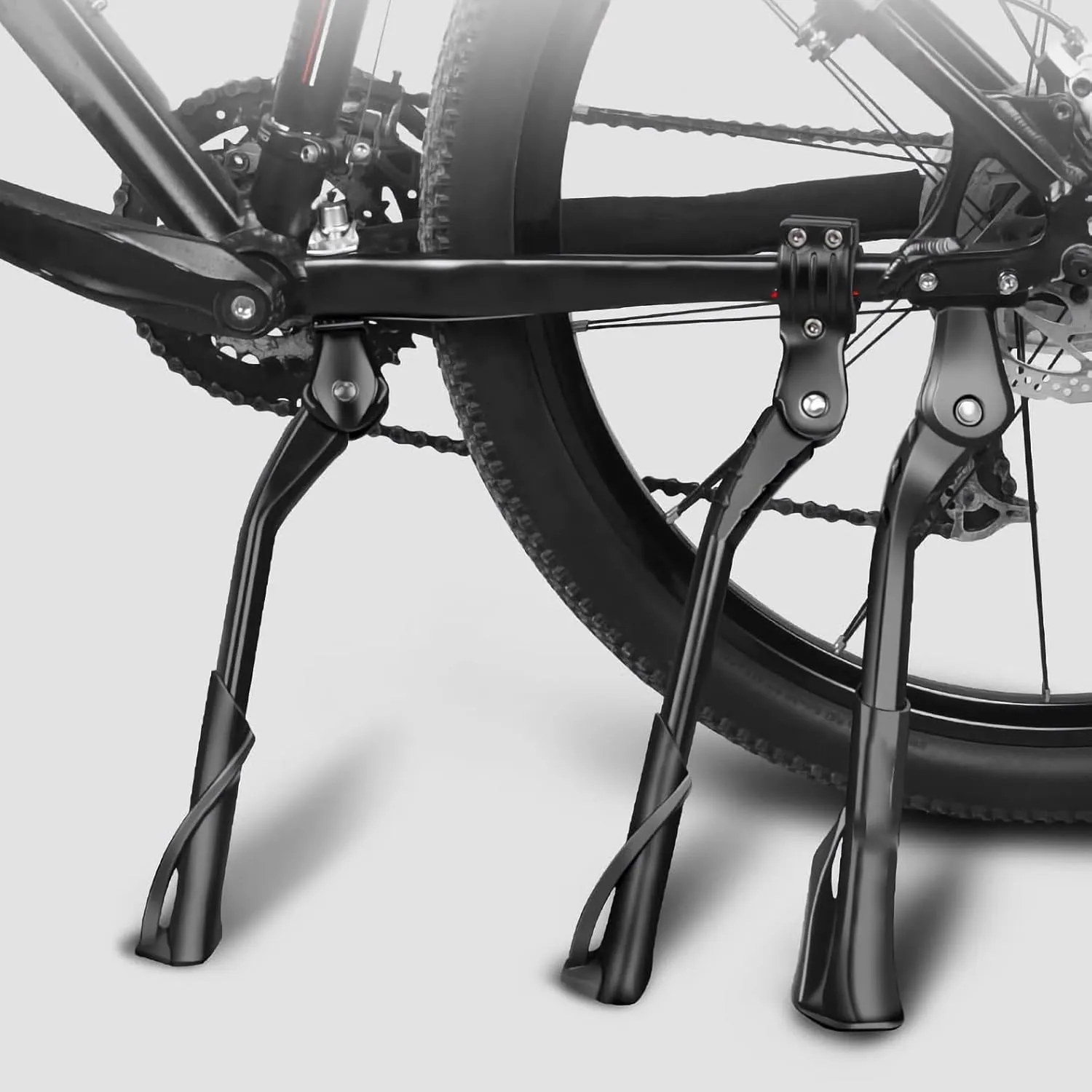 Bike Kickstand for Cervelo P5X, Aluminum Adjustable Kickstand Foot Side Stand Suppor Rear Side Bicycle Stand with Non-Slip Rubber Foot,A