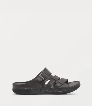 BM6927-BROWN-Men Slipper