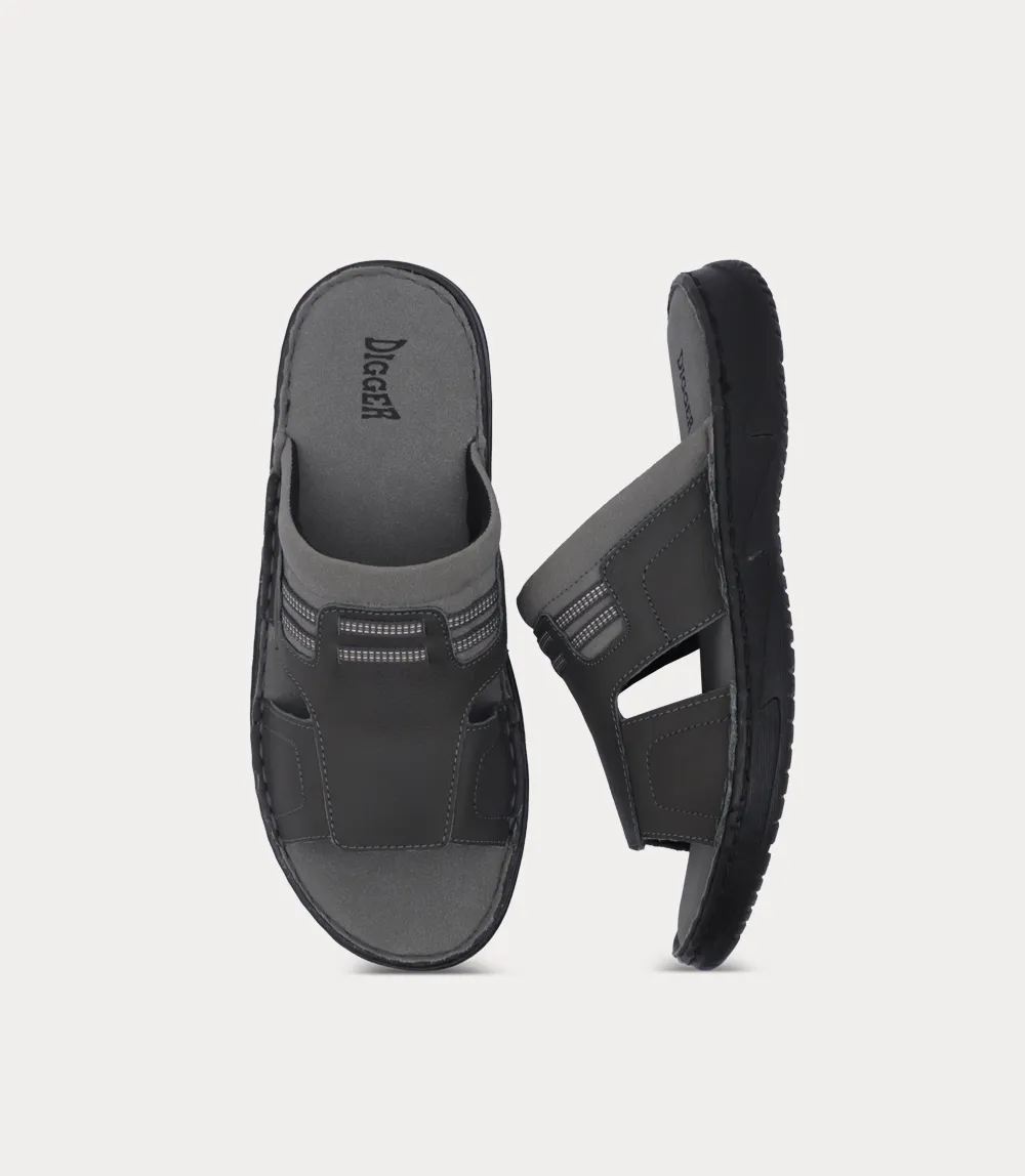 BM6969-GREY-Men Slipper