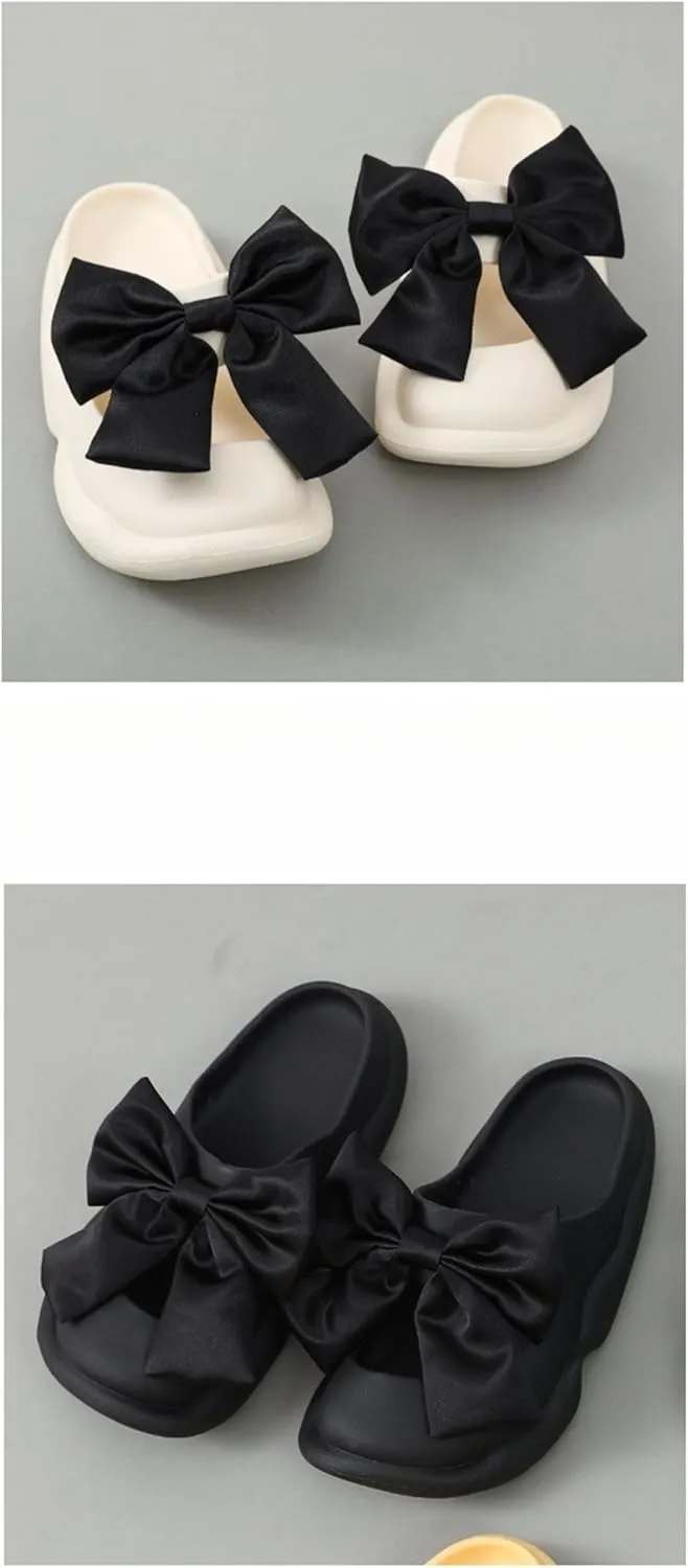 Bow Tie Sandals for Men and Women - Summer Waterproof Slippers for External Wear