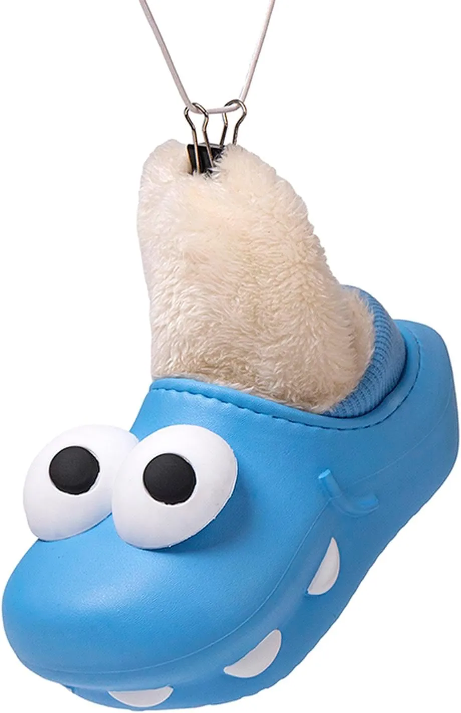 Boy's Girls Cute Dinosaur Warm Slippers - Kids Soft Plush Lined House Indoor Slip on Shoes