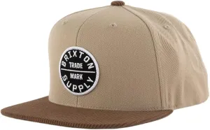 Brixton Oath III Snapback Hat Brown