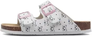Buckle flat cork slippers summer men's and women's beach line button increase outdoor leisure slippers (Kitten, Adult, Women, 7, Numeric Range, US Footwear Size System, 10, Medium)