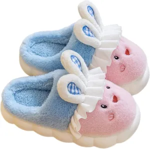 Bunny Slippers for Women Cute comfortable Animal Rabbit Slippers Plush Warm Winter Cotton slipper Indoor Home slippers