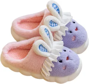 Bunny Slippers for Women Cute comfortable Animal Rabbit Slippers Plush Warm Winter Cotton slipper Indoor Home slippers