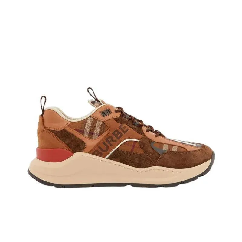 Burberry Sean Sneaker 'Check Dark Birch Brown'