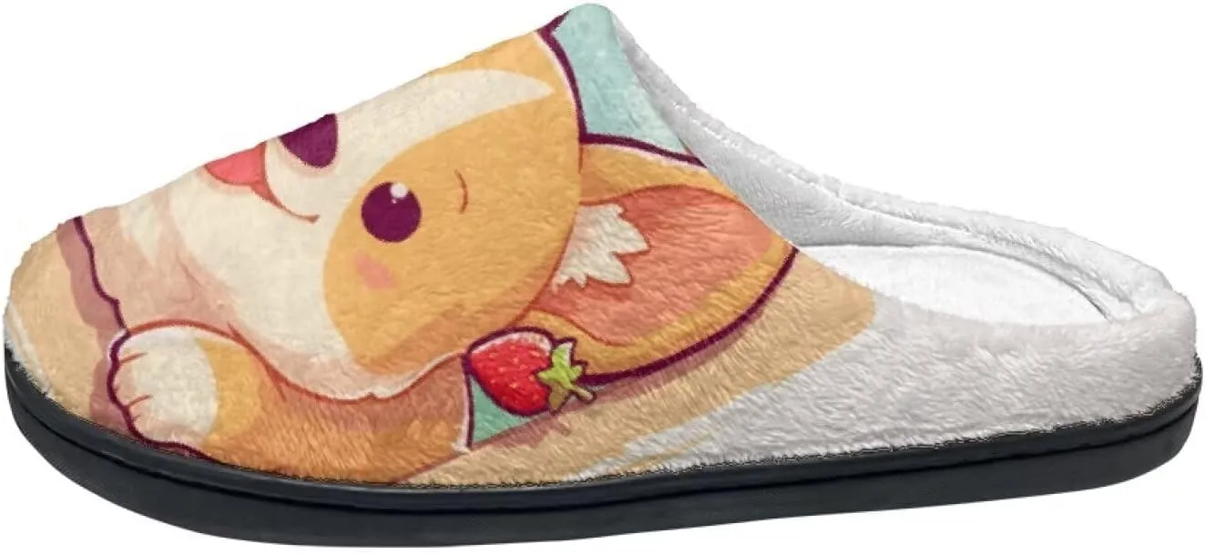 Butterfly Soft House Shoes for Ladies, Tulip Sunflower Cozy Winter Fuzzy Women Slippers