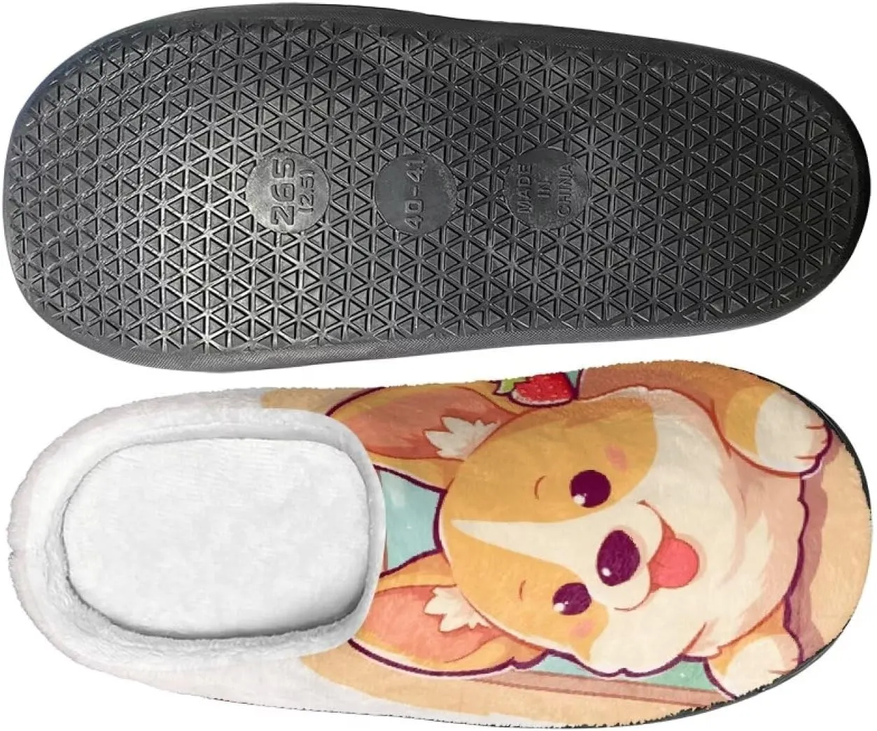 Butterfly Soft House Shoes for Ladies, Tulip Sunflower Cozy Winter Fuzzy Women Slippers