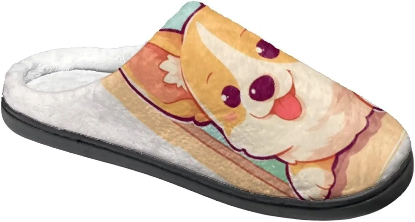 Butterfly Soft House Shoes for Ladies, Tulip Sunflower Cozy Winter Fuzzy Women Slippers