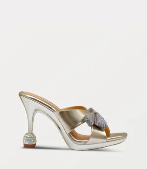 BW10198-GOLDEN-Women Slipper Heel