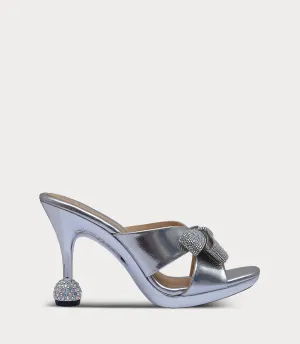 BW10198-Silver-Women Slipper Heel