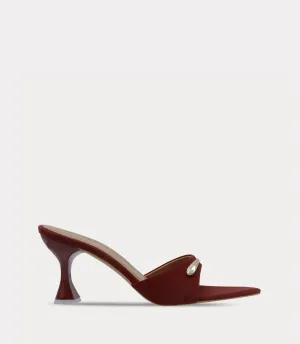 BW10430-MAROON-Women Slipper Heel
