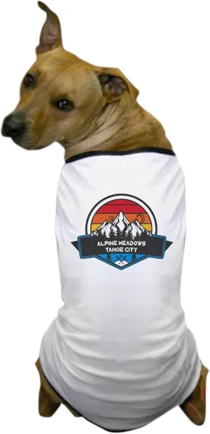 CafePress Alpine Meadows Tahoe City California Dog T Shirt Dog T-Shirt, Pet Clothing, Funny Dog Costume