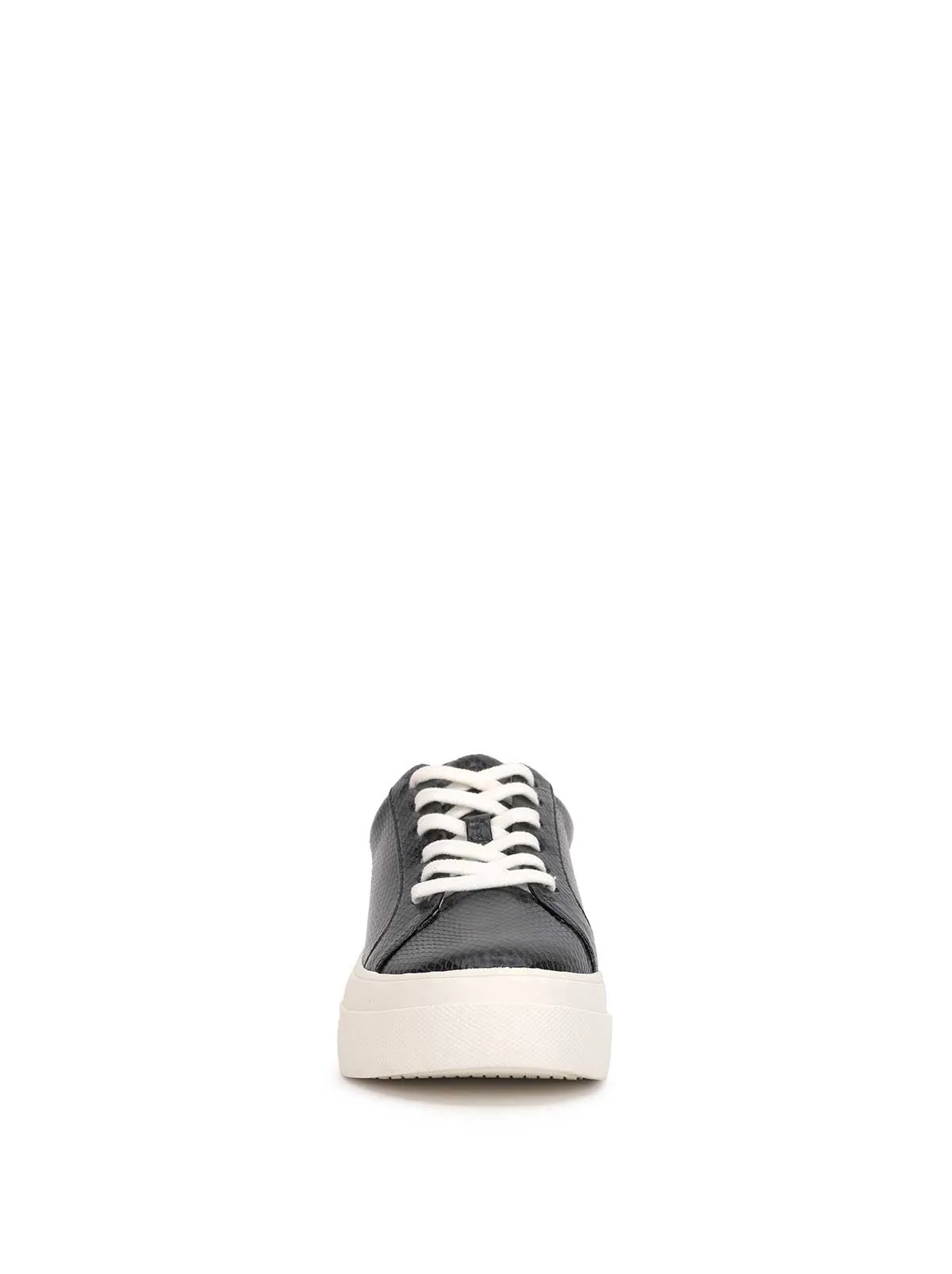 Caitrona Platform Sneaker in Black Snake