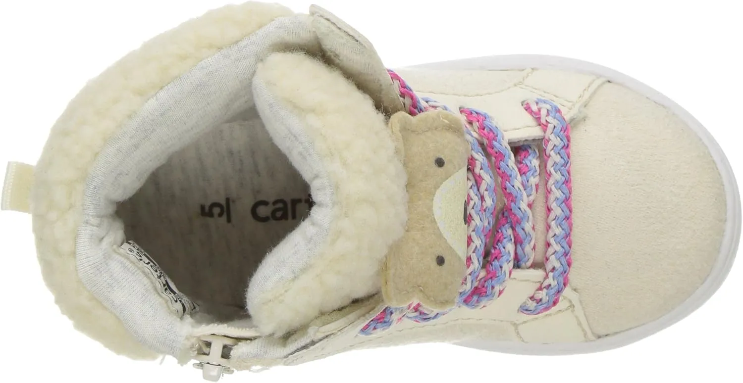 Carter's Girl's Carte's Sydney3 Novelty High-top Casual Sneaker