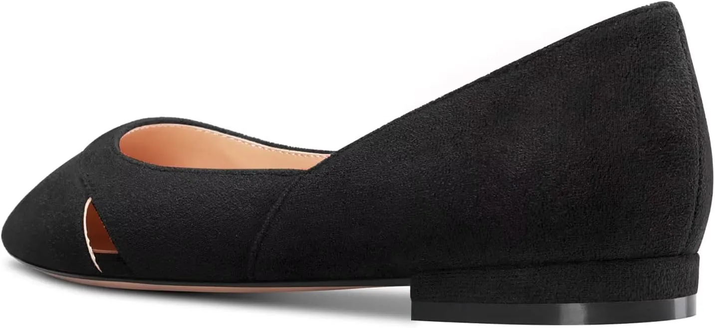 Castamere Women Low Heel Pointed Toe Slip-on Pumps Wedding Classic 0.4 Inches Heels