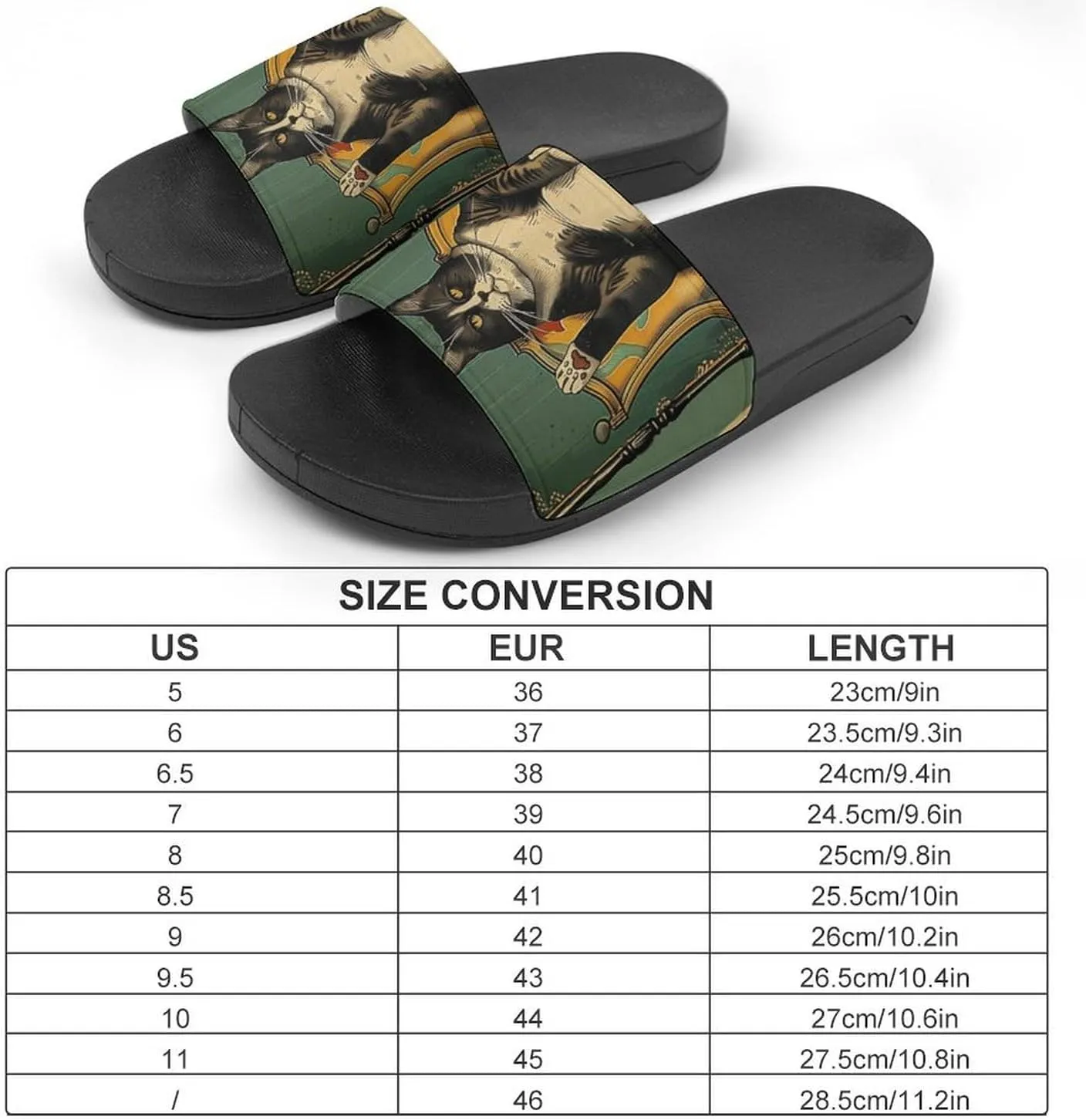 Cat Lazy Funny Quotes Slippers Shower Slipper In-Door Slipper Quick Drying Non-Slip Bathroom Pool Woman Man PVC