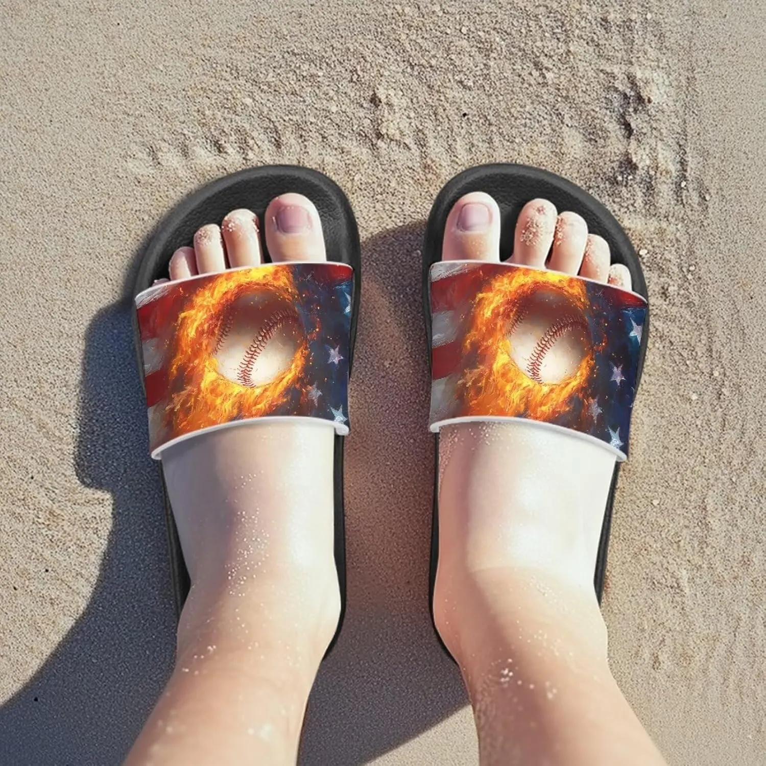 Children Slide Sandals Soft Anti-Skid Sandal Comfort Lightweight Slip On Summer Slippers for Beach Pool