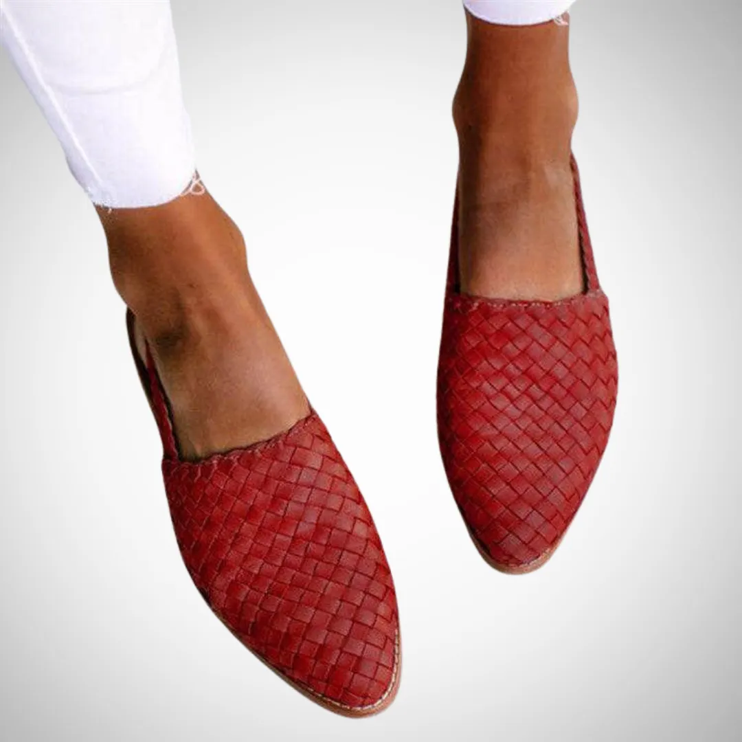 Chloe Woven Slip-On Flats
