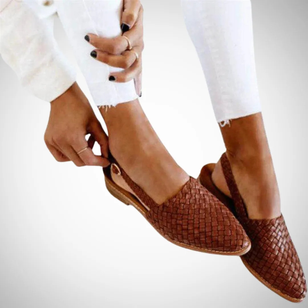 Chloe Woven Slip-On Flats
