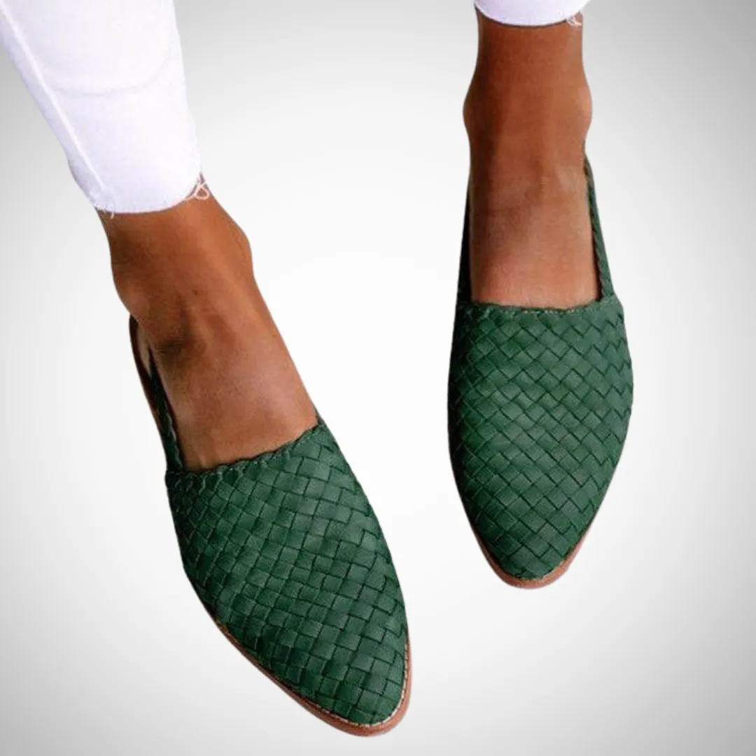 Chloe Woven Slip-On Flats