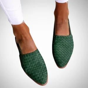 Chloe Woven Slip-On Flats