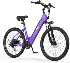 Cityone 2.0 Electric Bike for Adults,Up to 65Miles,28MPH,1200W Peak Motor 26" Ebike,499WH UL2849 Certified Battery Electric Commuter Bicycle with Front Suspension & 7-Speed Ebikes