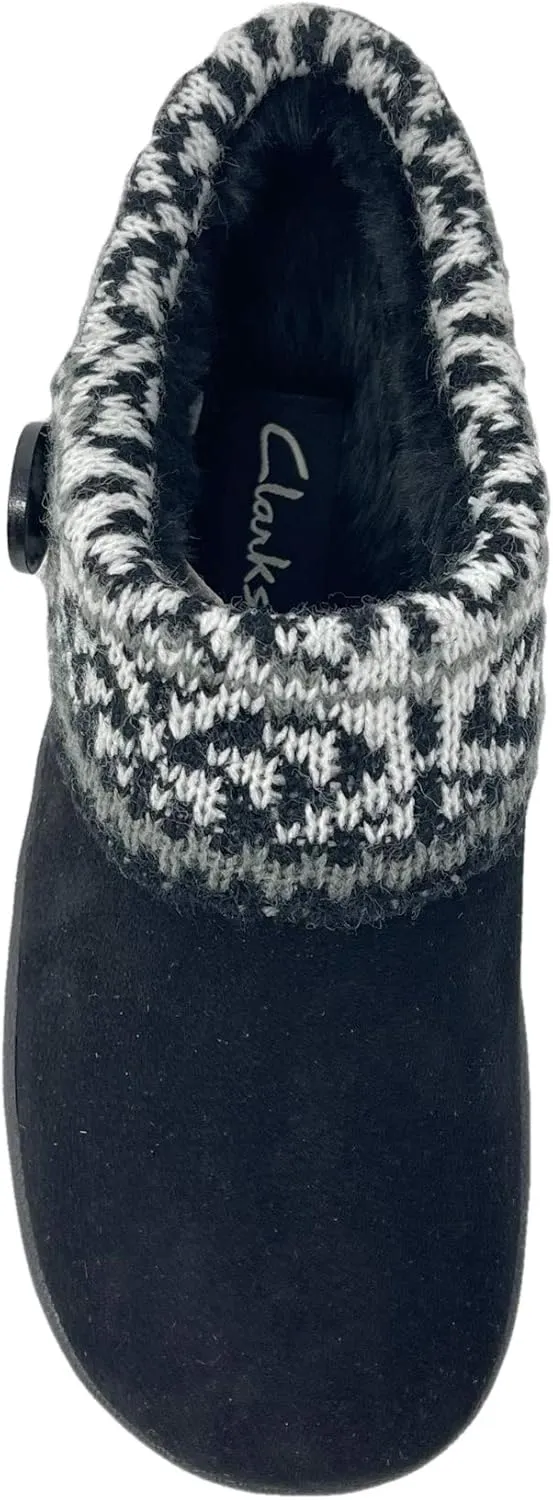 Clarks Angelina Women's Knitted Collar Clog Slipper