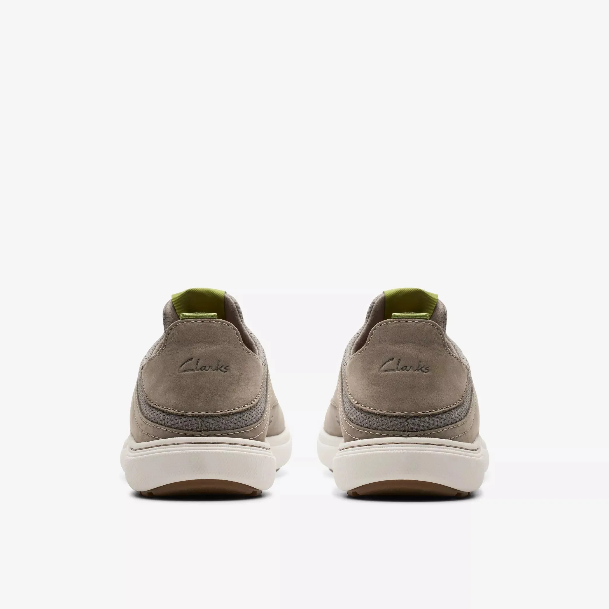 Clarks Men's Mapstone Easy Dark Grey Nubuck 26176898