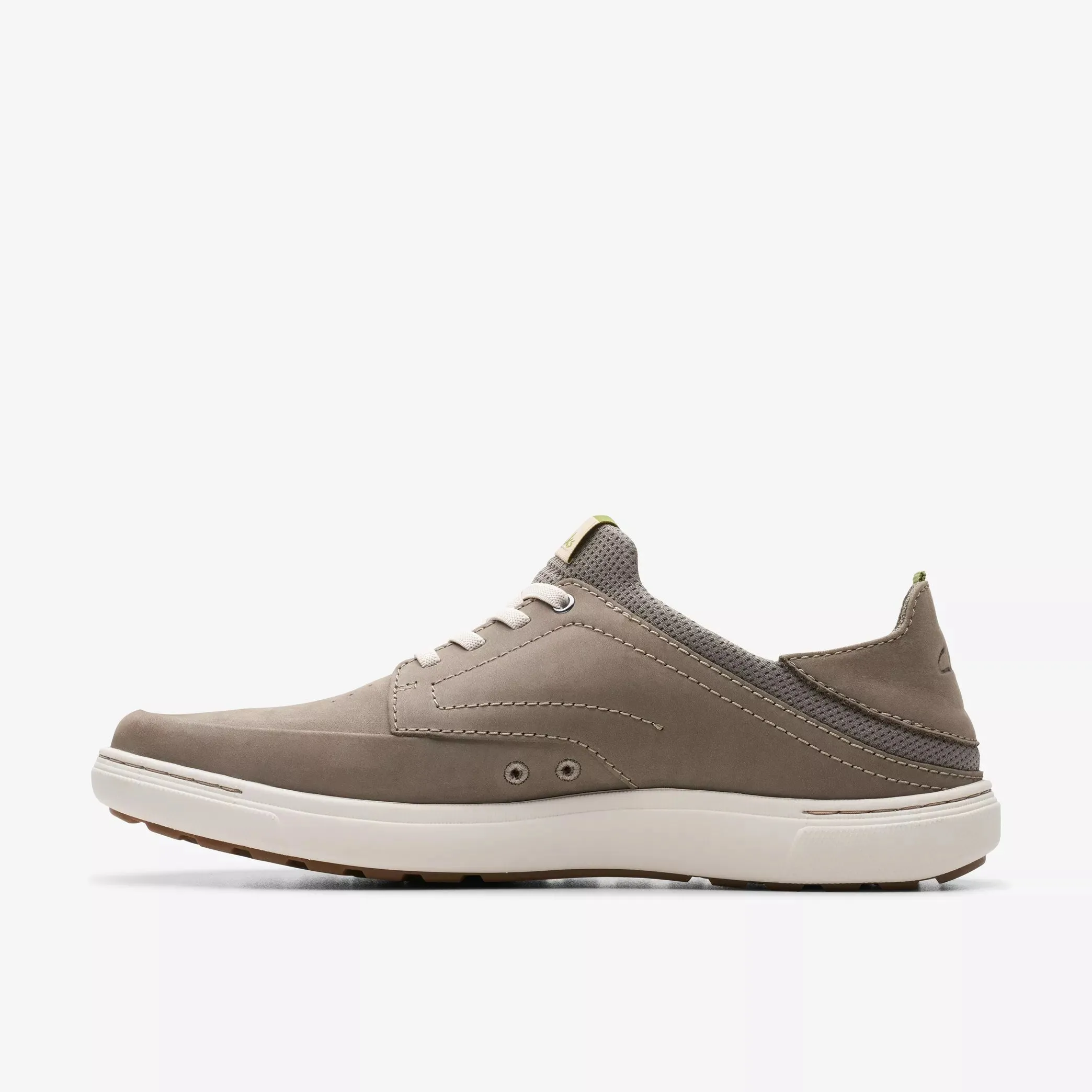 Clarks Men's Mapstone Easy Dark Grey Nubuck 26176898