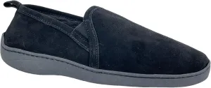 Clarks Mens Suede Leather Twin Gore Slipper SH20680 - Plush Faux Fur Lining Indoor Outdoor House Slippers For Men M US